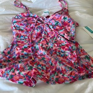 Sunsets Swim Top
